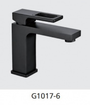 Смеситель для раковины G1017-6, чёрный